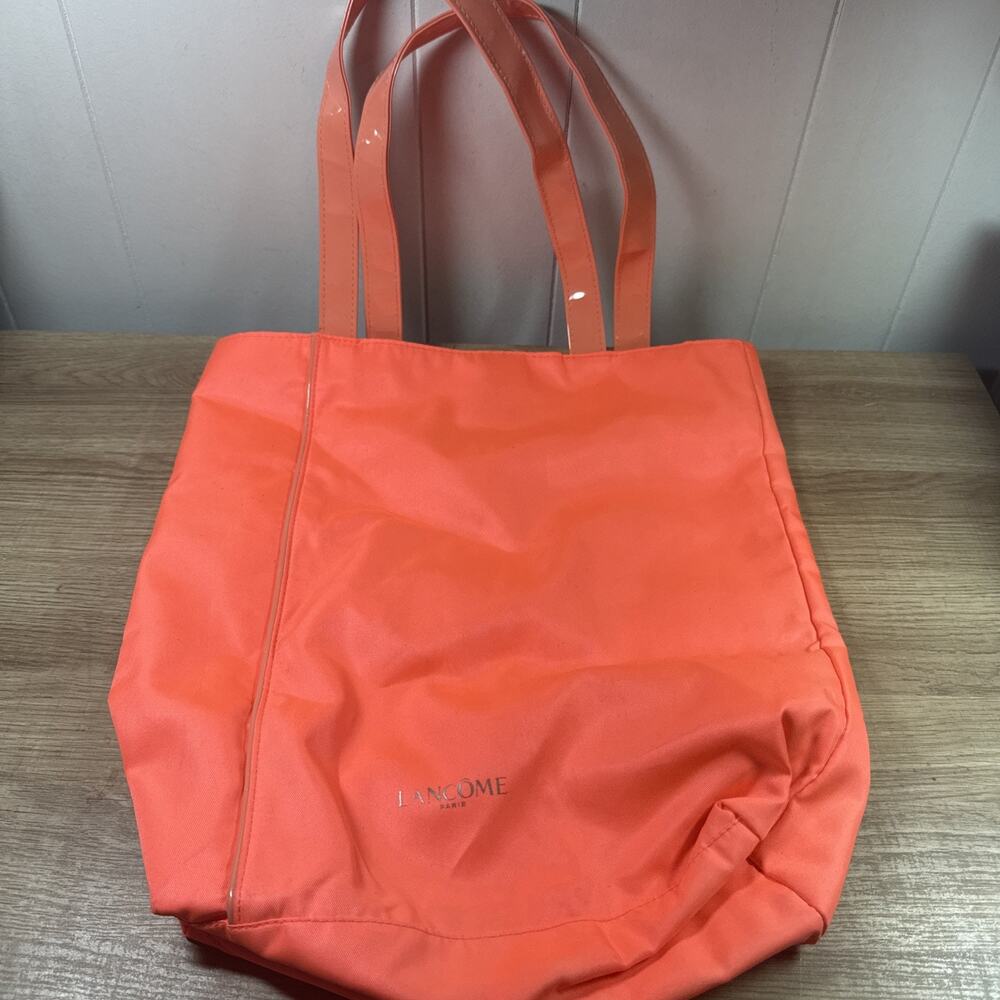 Lancôme Neon Orange Bag for Women Shoulder Bag Large Capacity D3